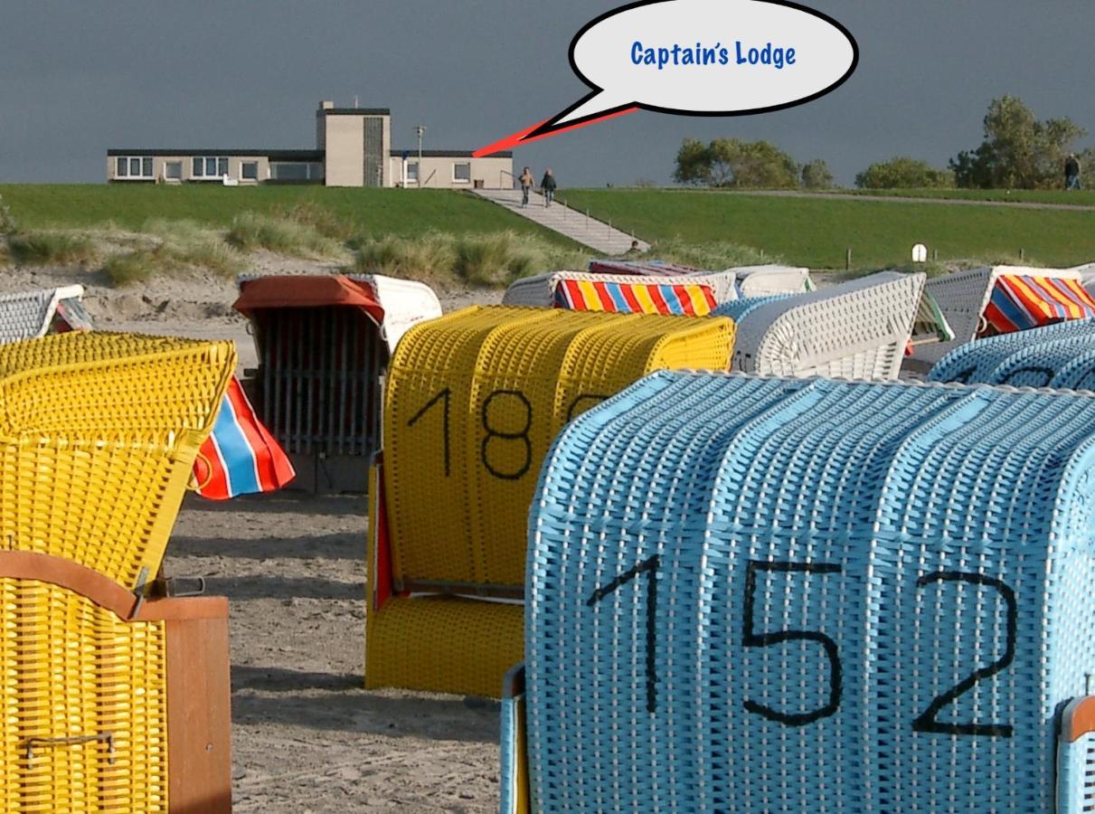 Apartment Captain'S Lodge Norddeich  Exteriör bild